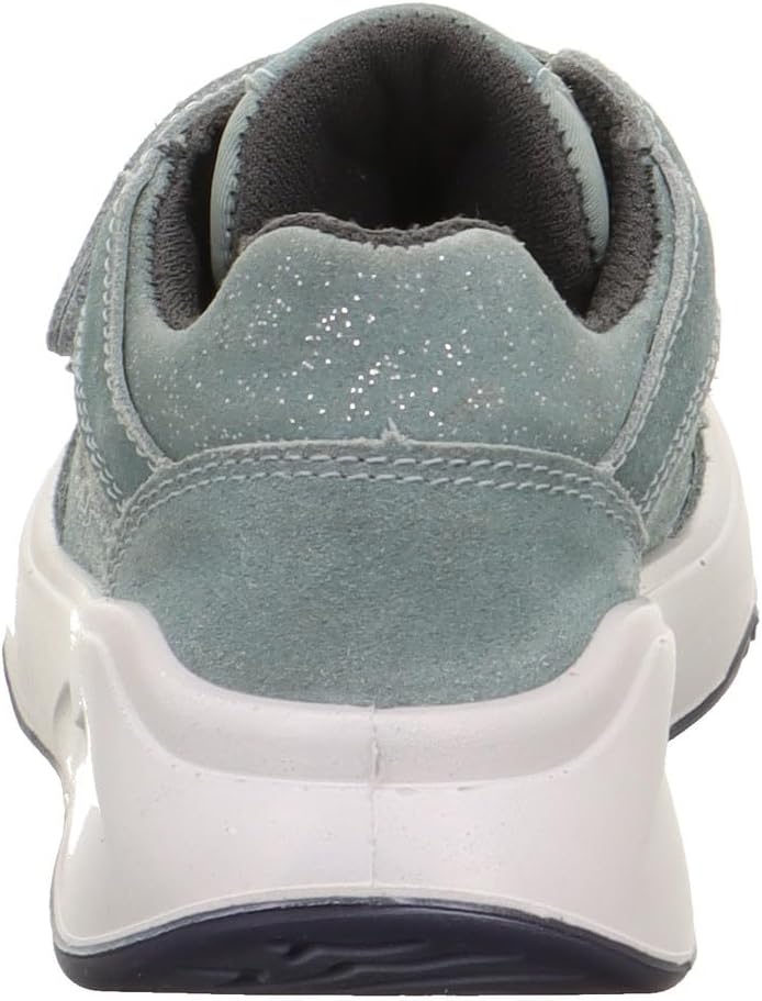 Superfit Mädchen Melody Sneaker 25 EU Schmal Hellgrün Silber 7500, 25 EU Schmal Hellgrün Silber 7500