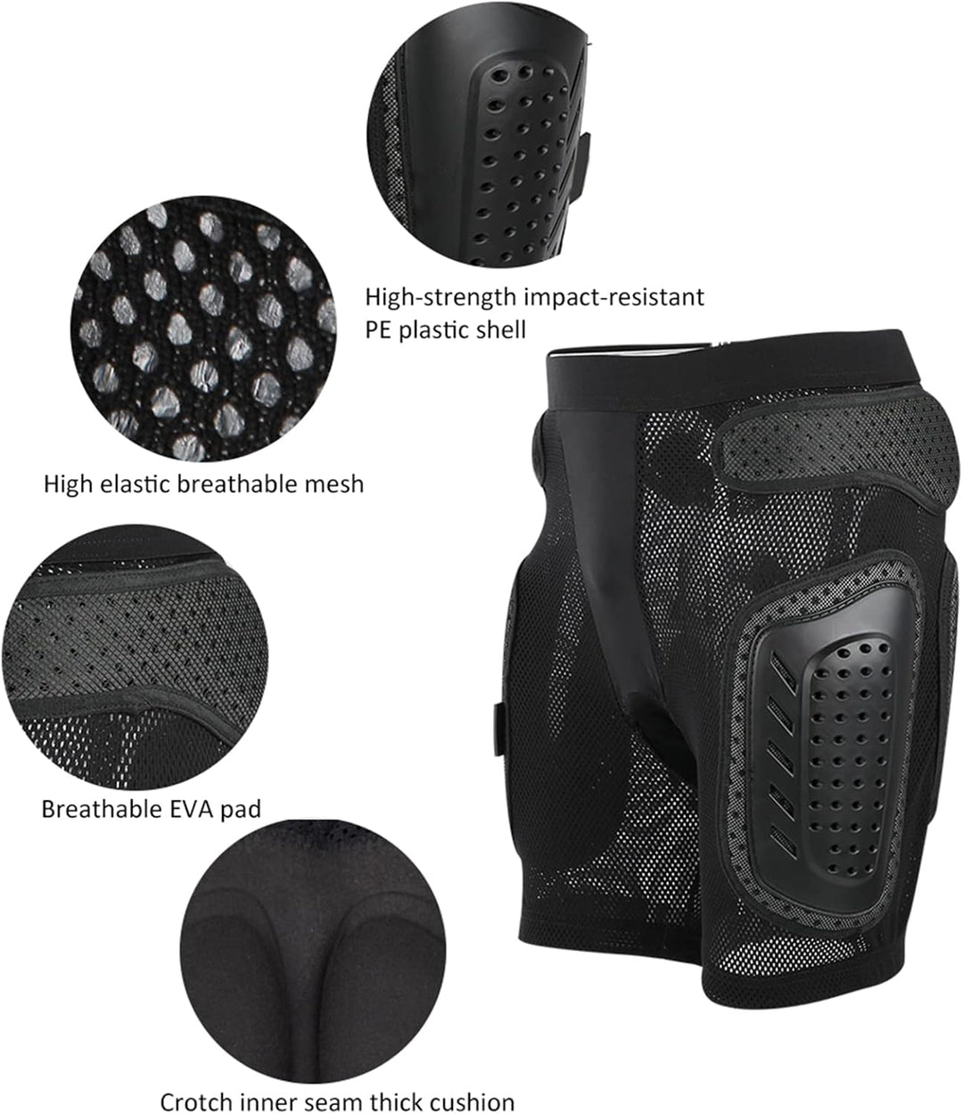 Snowboardhose, 3D Protection Butt Pad, Sport Radfahren Sturzmatte, Anti-Fall-Skating-Schutzausrüstun