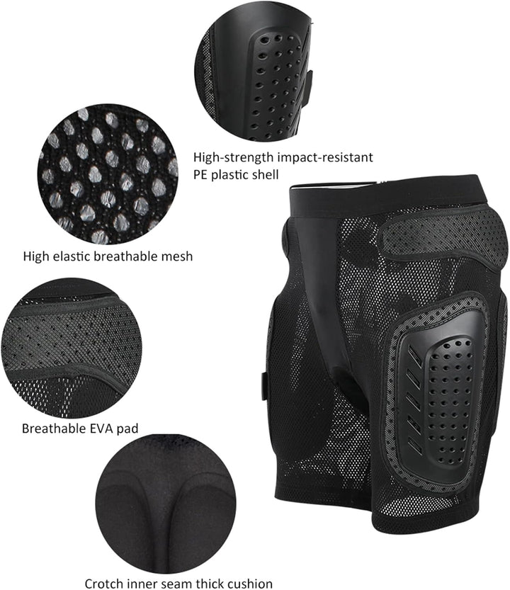 Snowboardhose, 3D Protection Butt Pad, Sport Radfahren Sturzmatte, Anti-Fall-Skating-Schutzausrüstun
