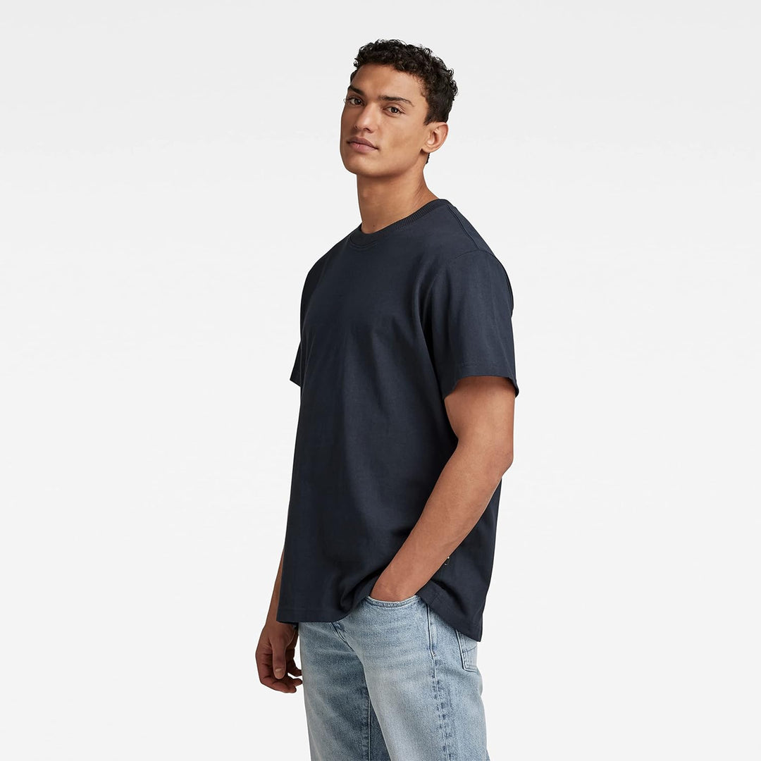 G-STAR RAW Herren Loose R T Ss Hemd M Blau (Salute D23337-c336-c742), M Blau (Salute D23337-c336-c74