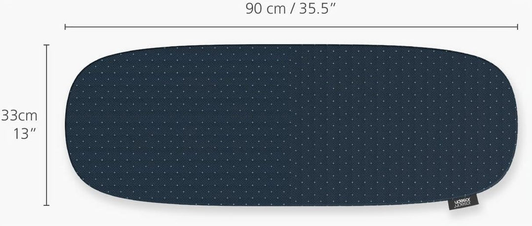 Joseph Joseph Pocket Plus - Bügelbrettbezug, Baumwolle, Schwarz/Blau Schwarz/Blau Pocket Plus Bügelt