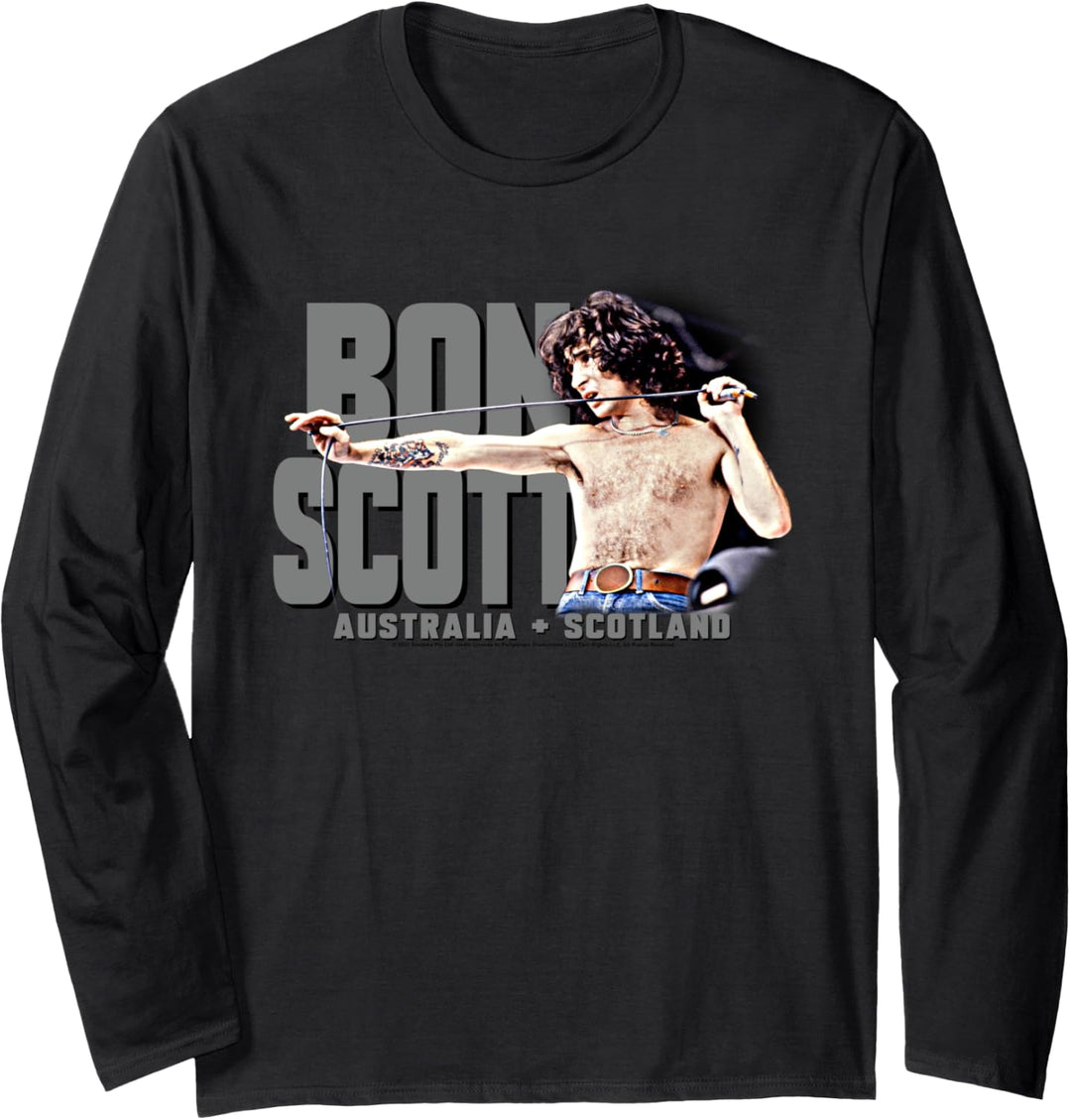 Bon Scott Australian Lead Singer Langarmshirt