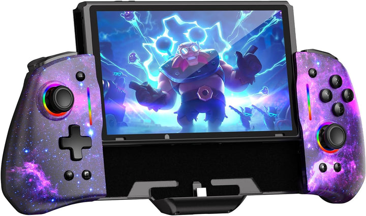 NexiGo Hall Effect Gripcon (Kein Drift, Keine Todeszone) mit Hall-Sensor-Joystick für Switch/Switch