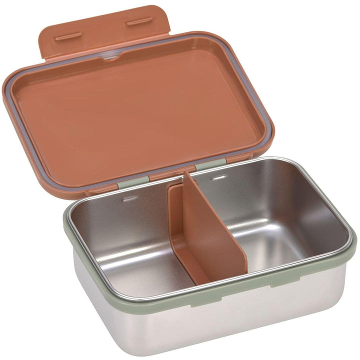 LÄSSIG Kinder Brotdose Edelstahl Lunchbox Frühstücksbox Nachhaltig Kindergarten Schule/Happy prints