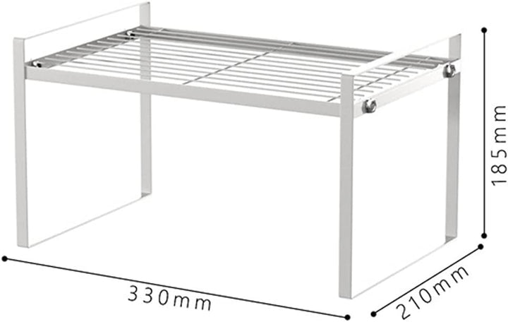 HQahnekme Küchenschrank Organizer,Regaleinsatz mit Anti-Rutsch Matte,Küche Schrankeinsatz,für Küche/