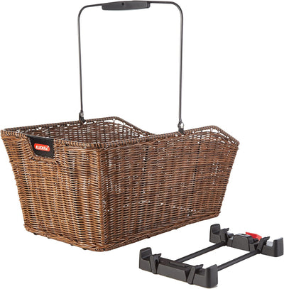 KLICKfix Unisex – Erwachsene Farradtasche Structura Gt für Racktime, Grau, One Size