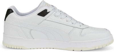 PUMA Unisex CALI WN'S Low-Top Trainer 41 EU Puma White Puma Black Puma Team Gold, 41 EU Puma White P