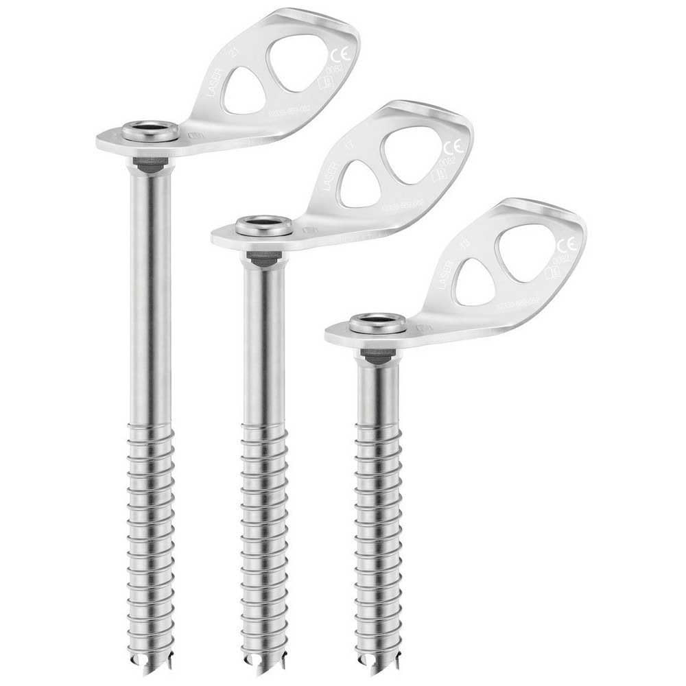 PETZL Unisex-Adult Laser 17 cm Silber, 17 cm Silber