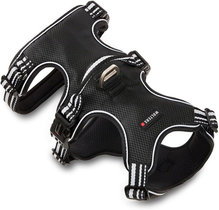Wolters Geschirr Active Pro No Escape, Grösse:80-95 cm, Farbe:schwarz/Silber 80 - 95 cm schwarz/silb
