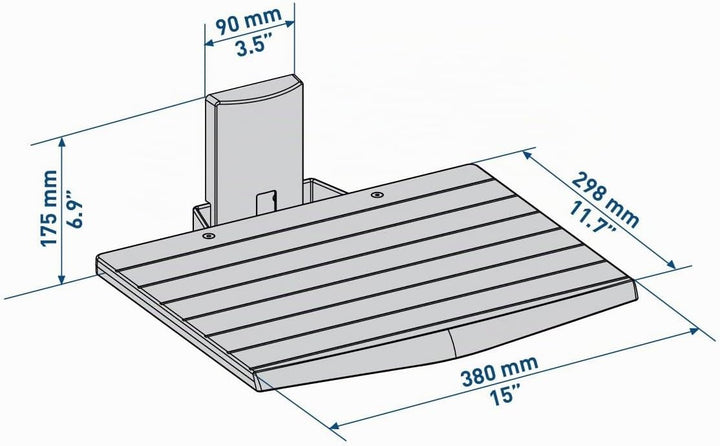 Meliconi TV-Halterung Ripiano Av Shelf Nero