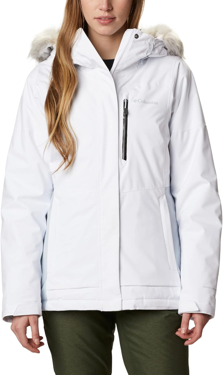Columbia Damen Ava Alpine Isolierte Skijacke White, Cirrus Grey L, White, Cirrus Grey L