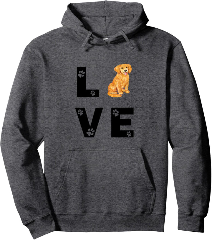 GOLDEN RETRIEVER Hund Love Hundebesitzer Geschenk Pullover Hoodie