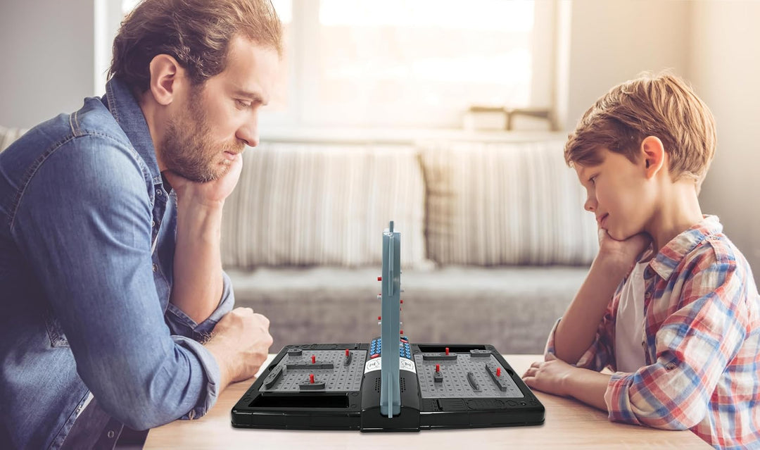 Lexibook, Sprechendes Schiffe versenken, GT2800LXB | FR/IT/NL/DE, 1-2 Spieler, interaktiv, Licht- un