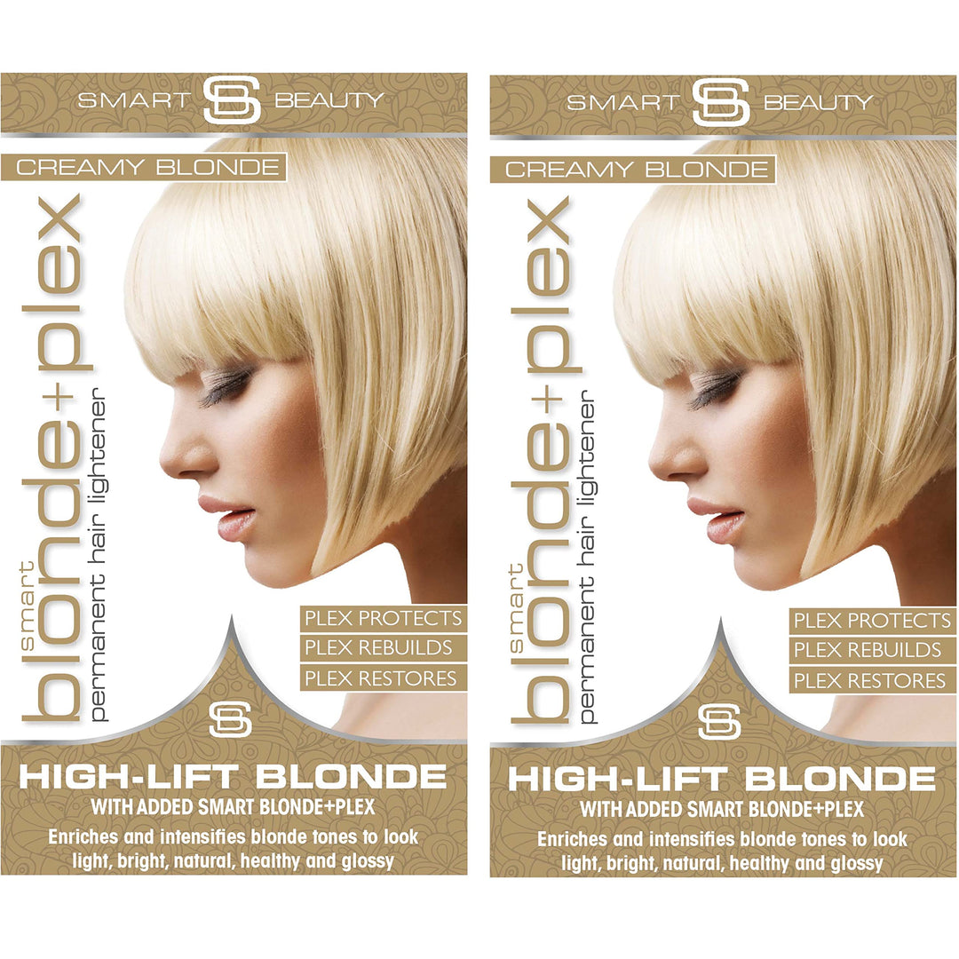 Cremeblond Haarfärbemittel mit zusätzlichem Plex Haarpflege Conditioner, permanente Haarfarbe mit ei