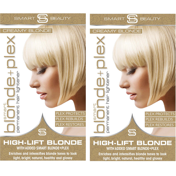 Cremeblond Haarfärbemittel mit zusätzlichem Plex Haarpflege Conditioner, permanente Haarfarbe mit ei