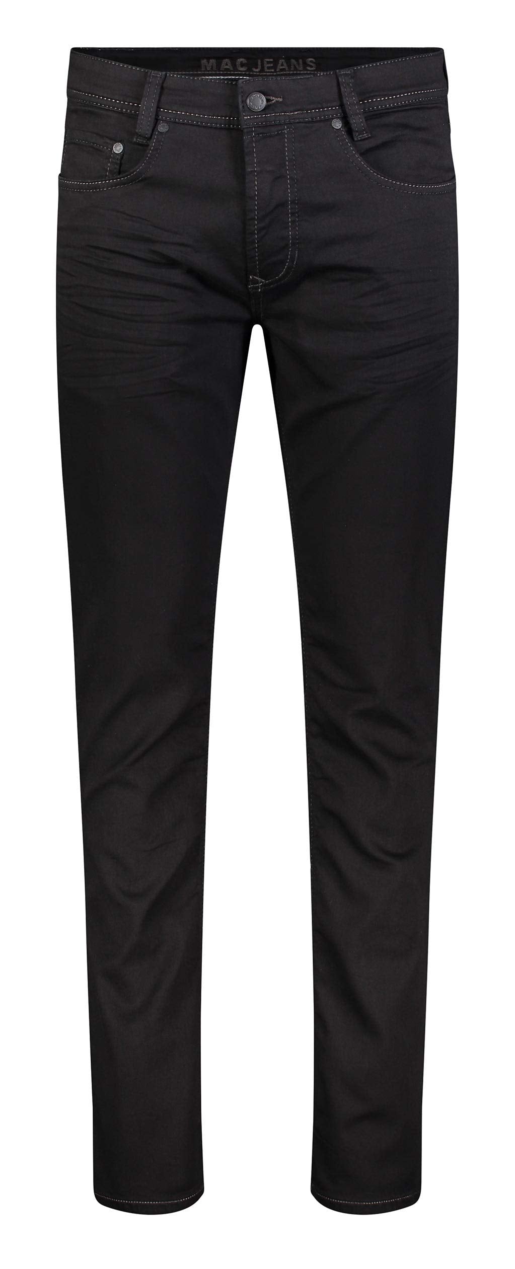 MAC Herren Straight Leg Jeanshose Jog'n Jeans 30W / 30L Black Black Clean, 30W / 30L Black Black Cle