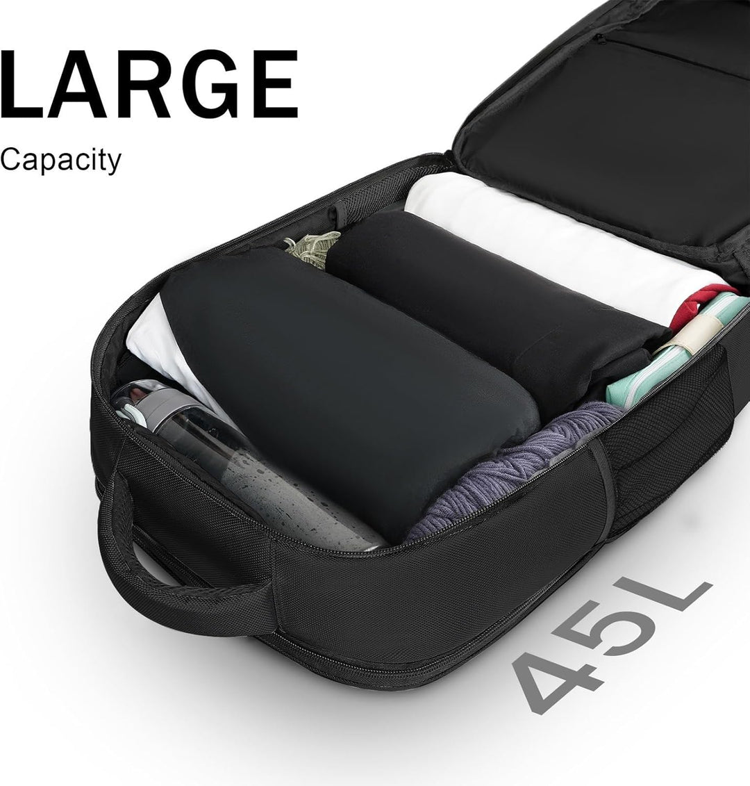 MATEIN Reiserucksack Handgepäck Flugzeug 55x35x20cm, Rucksack Herren geeignet für Air France 55x35x2