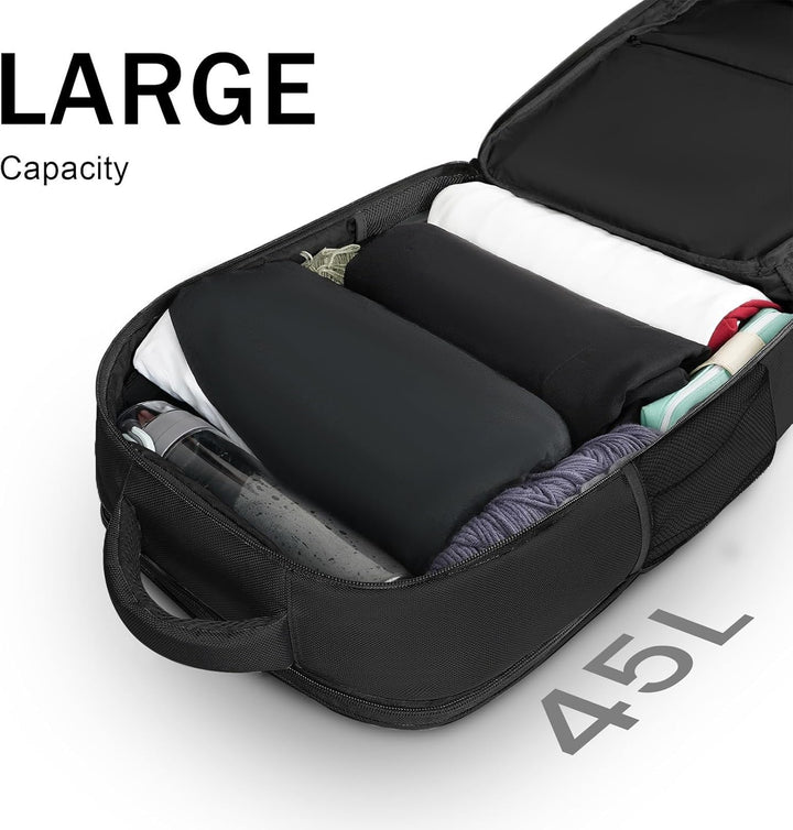 MATEIN Reiserucksack Handgepäck Flugzeug 55x35x20cm, Rucksack Herren geeignet für Air France 55x35x2