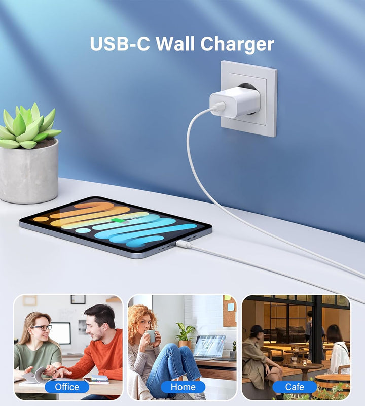 30W USB C Ladegerät, USB C Adapter, PD 3.0 i-Phone Schnellladegerät Netzteil, Ladestecker Power Stec