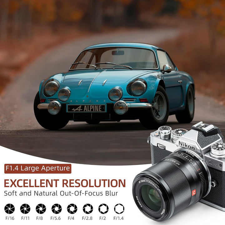 VILTROX 56mm F1.4 Z Autofokus APS-C mit Progressiv Motor Unterstützen Sie die Augenkontrolle Porträt