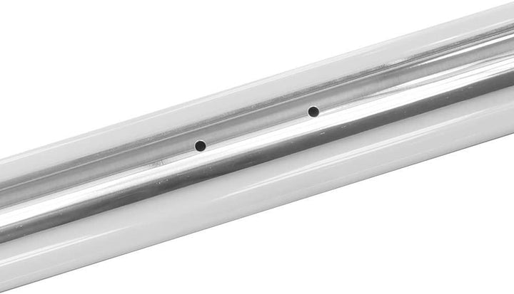 Vivol Edelstahl-Treppengeländer Poliert 120 cm mit 2 Halterungen für innen, 120 cm Mit 2 Halterungen