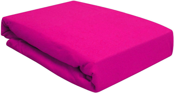 Spannbettlaken für Wasserbett Boxspringbett oder Übergrössen 180x200-200x220 cm Magenta/Pink - hochw