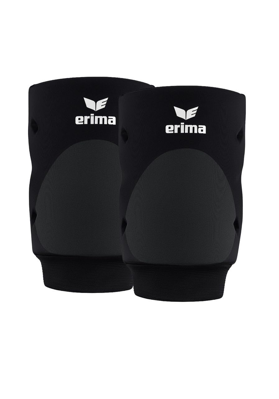 Erima Knieschoner Volleyball Schwarz S Single, Schwarz S Single