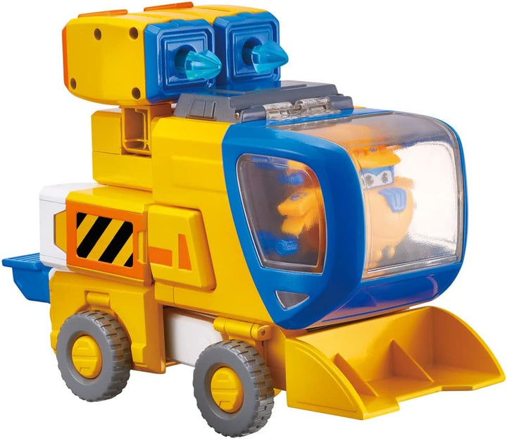 Super Wings EU750322 - Transformierender New Robot Suit Donnie, ca. 23 cm grosse Spiel-Figur für Kin