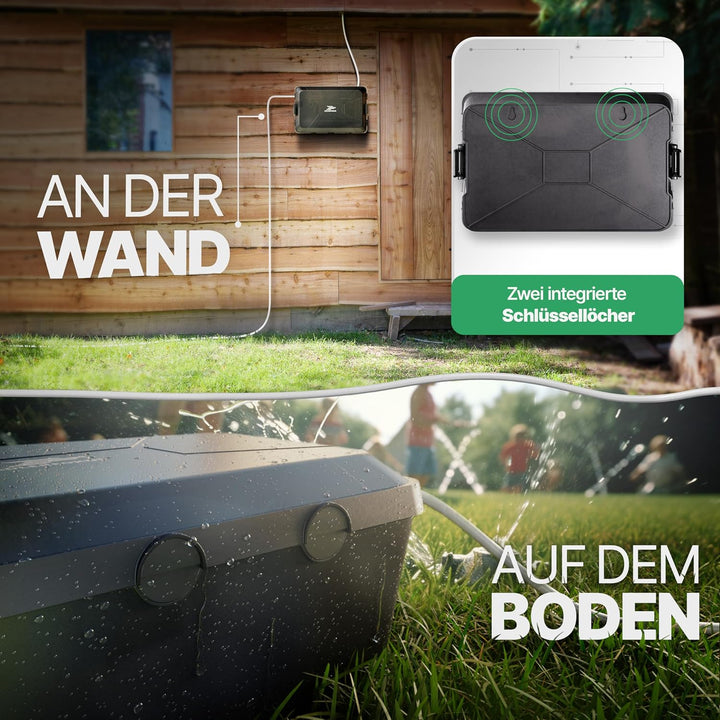 Kabelbox wasserdicht IP54 [Das Original] Safe Box - Sicherheitsbox - Outdoor Box wasserdicht - Steck