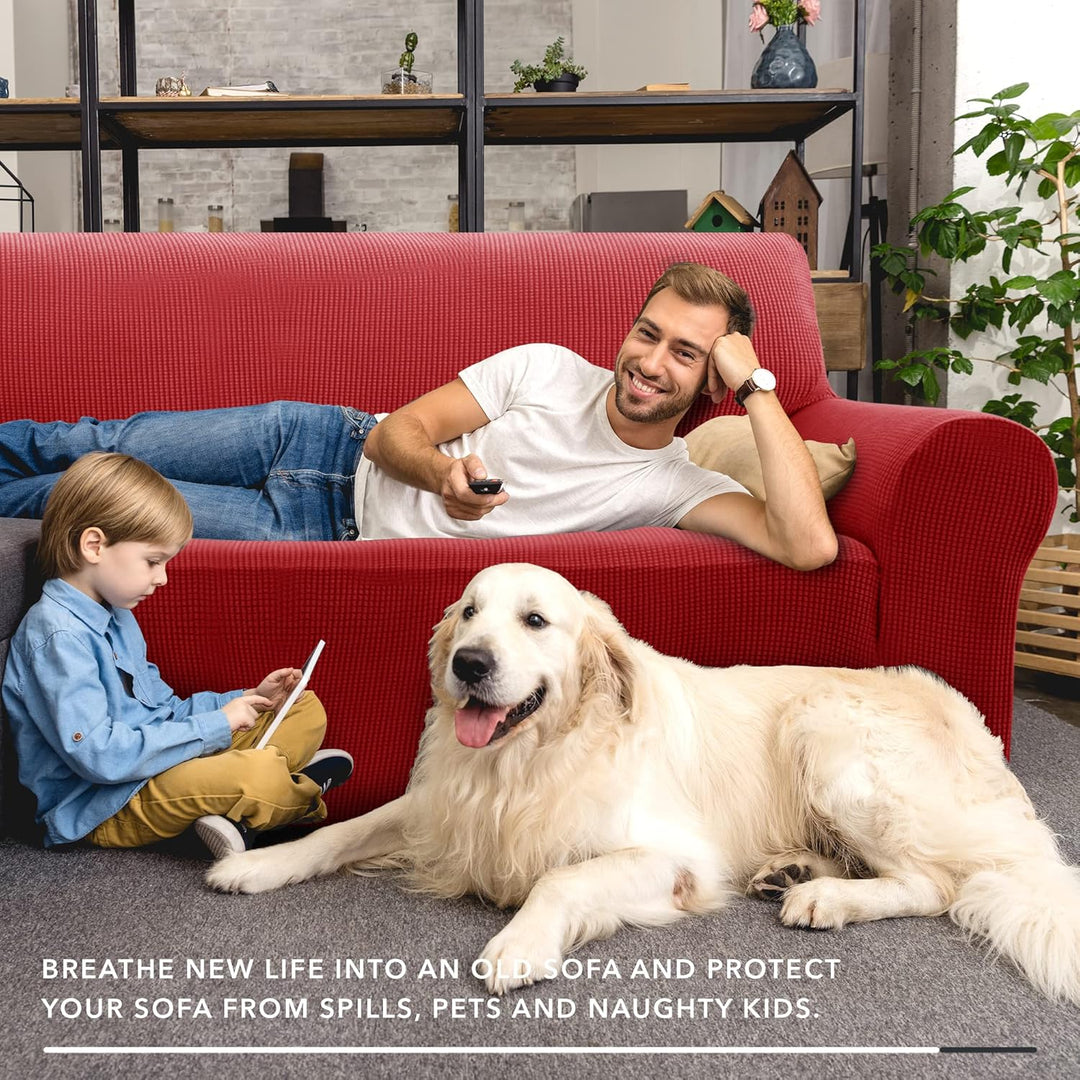 Deconovo Sofabezug Sofa Überzug Sofaüberwurf Sofa Cover Sesselbezug Sofahusse Sofa Abdeckung Super E