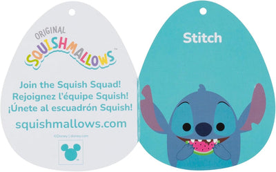 Squishmallows SQDI00749 - Stitch mit Wassermelone 35 cm, offizielles Jazwares Plüsch, superweiches K