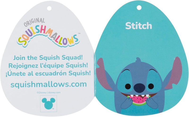 Squishmallows SQDI00749 - Stitch mit Wassermelone 35 cm, offizielles Jazwares Plüsch, superweiches K