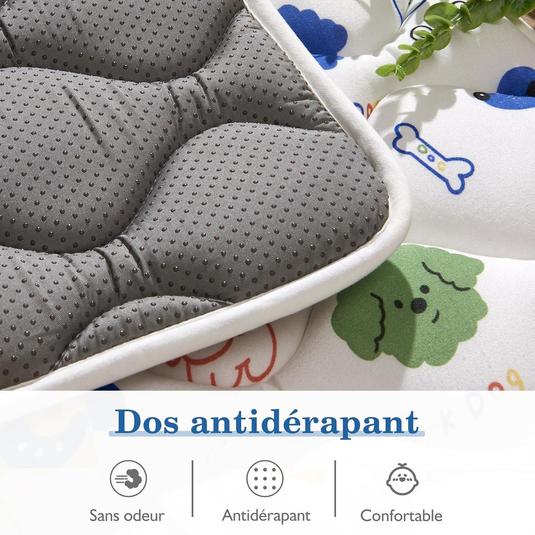 Krabbelmatte Baby – Grosse Spielmatte 150x180cm, Faltbar & Rutschfest für Innen und Aussen – Ideal a
