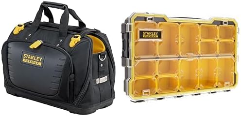 Stanley Fatmax Quick Access Werkzeugtasche FMST1-80147 & FatMax Profi-Organizer 2/3 / Zubehörbox FMS