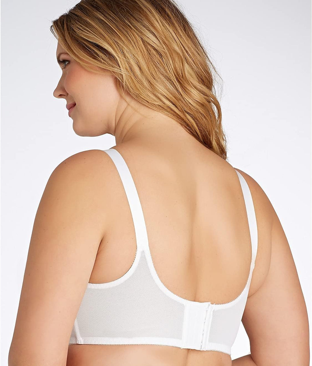 Bali Damen Bügel BH Blume, Weiss/opulenter Garten, 95D, 95D Weiß