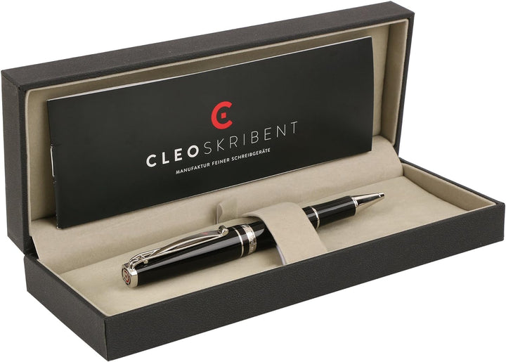 Cleo Skribent Kugelschreiber Platinum, schwarz