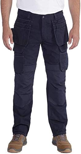 Carhartt Herren Steel Rugged Flex Relaxed Fit Double Front Multi-Pocket Work Pant 28W / 28L Navy, 28