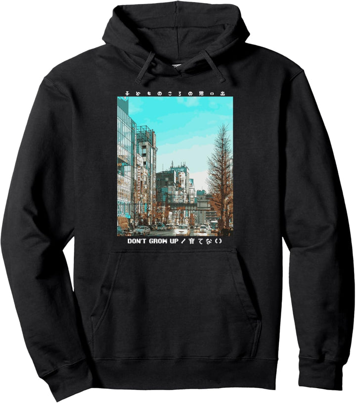 Japanese Cyberpunk Tokyo Streetwear Aesthetic Japan Lover Pullover Hoodie