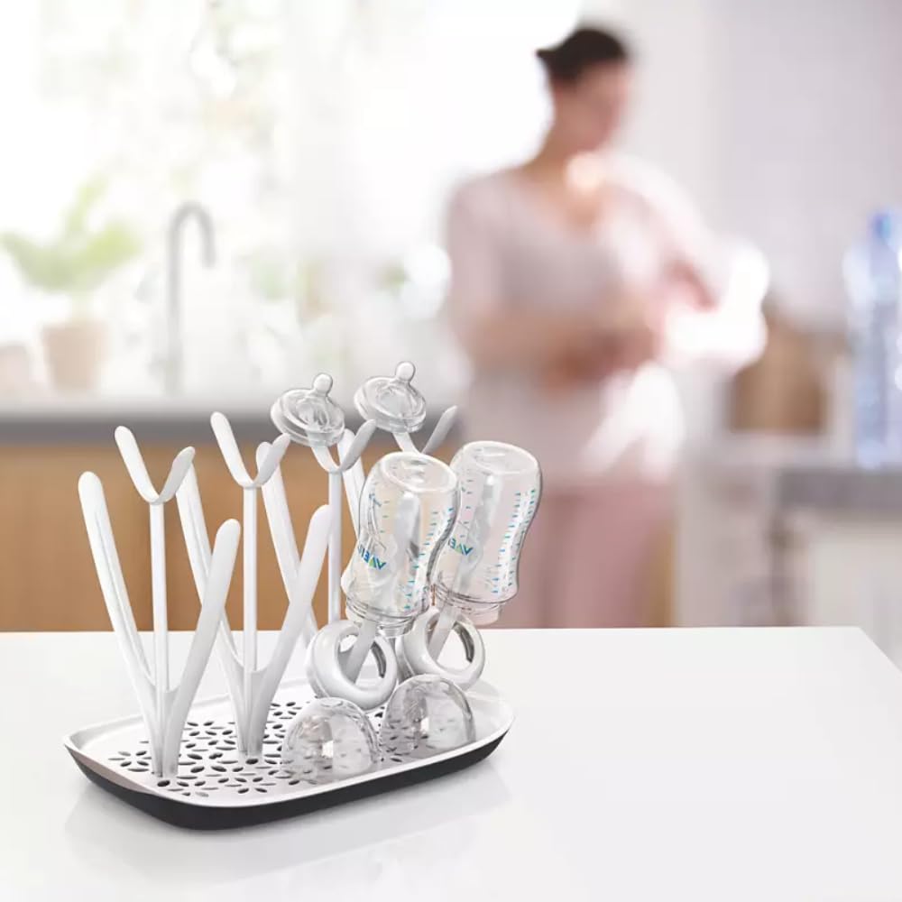 Philips Avent Trockengestell mit abnehmbarer Abtropfschale (Modell SCF149/00) Trockenständer einzeln