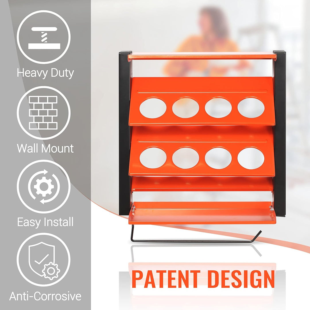 Wallmaster Sprühdosenhalter, Schmierdosen-Wandhalterung, Aufbewahrungsregal, strapazierfähig, für Fa