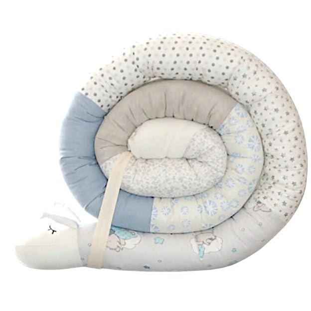 Bettschnecke/Bettschlange XXL (Motiv Regenbogen (1)) Länge 250cm **personalisierbar** Seitenschläfer