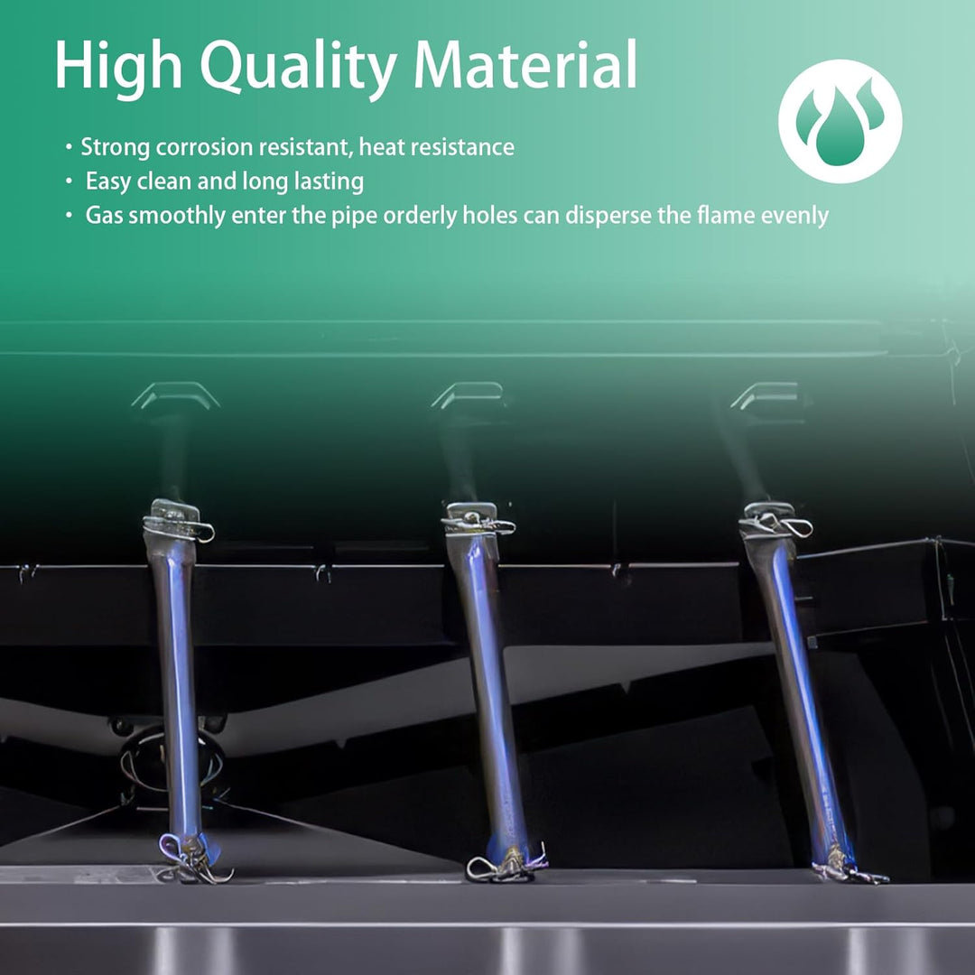 69787 Brenner & 7636 Flavorizer Bar für Weber Spirit 300 Spirit E310 S310 E320 S320 E330 S330 (Mit F