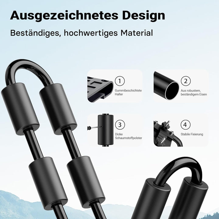 Wiltec Dachträger für Boot und Kajak, Boothalterung 34 kg, 34 kg