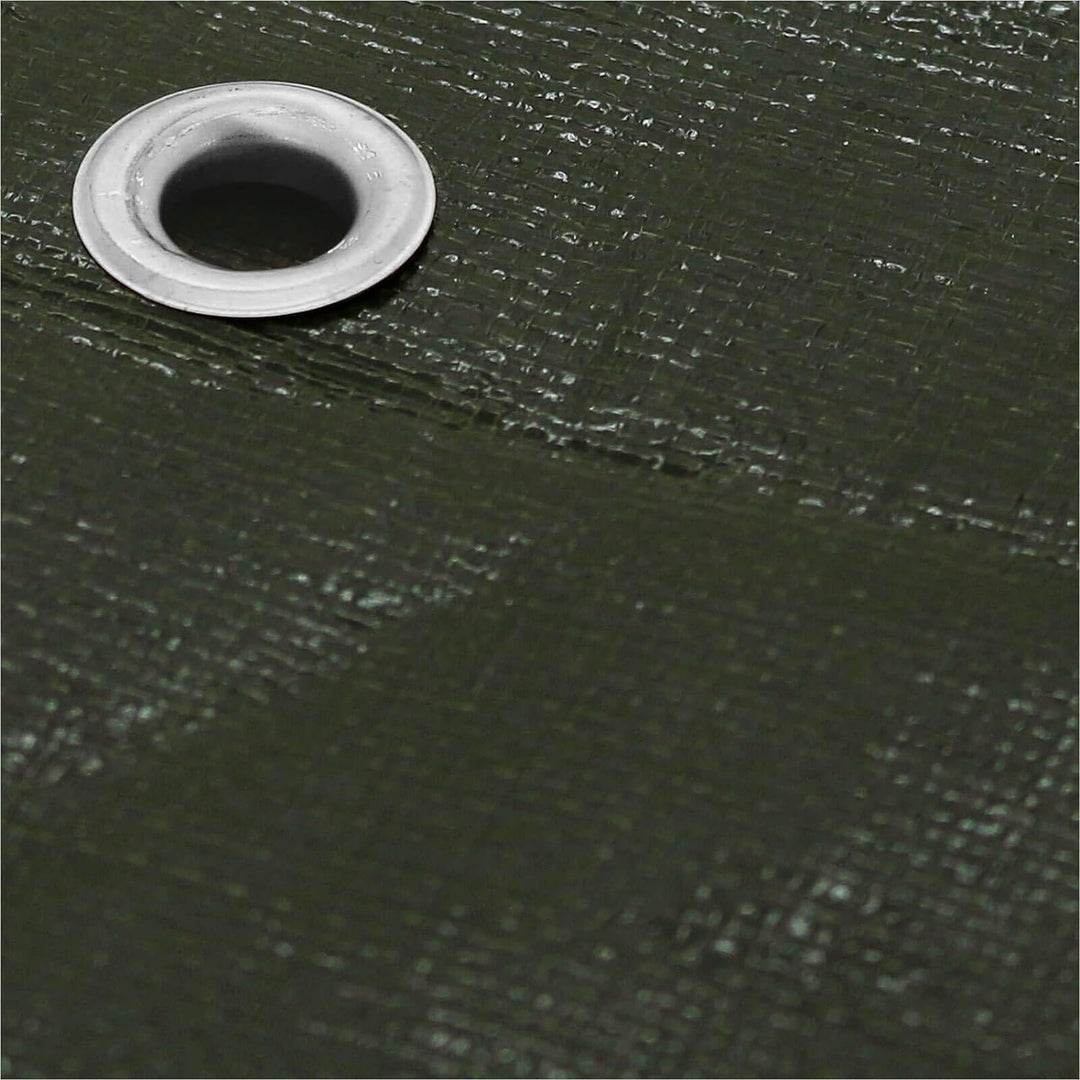 PolyTarp PE-Abdeckplane - Gewebeplane - 210 g/m² - grün 6,0 m x 8,0 m 6m x 8m, 6m x 8m