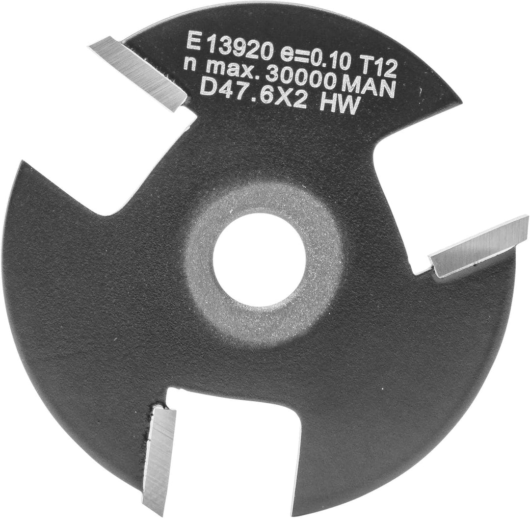 ENT 13920 Scheibennutfräser HW, Schaft (S) 8 mm, Durchmesser (D) 47,6 mm, NL 2 mm, Z3 D=47,6 / NL=2,