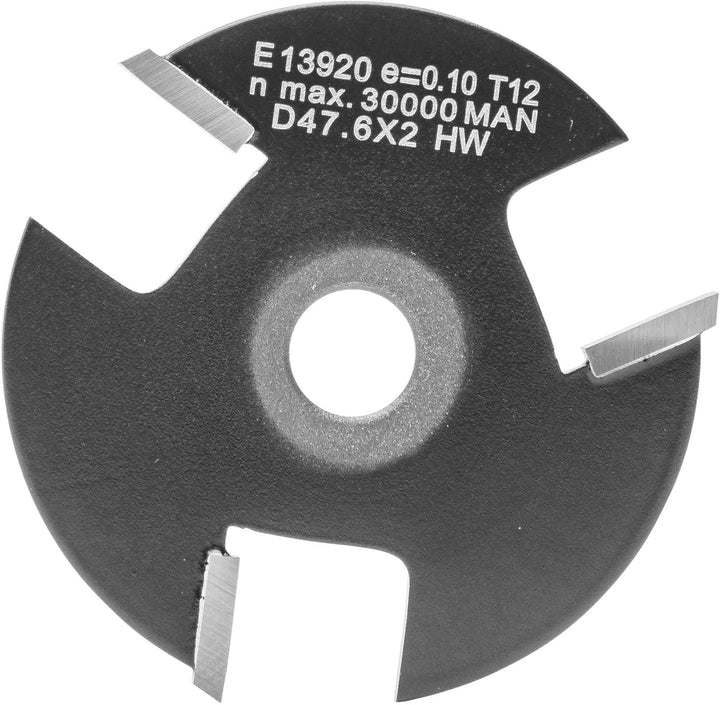 ENT 13920 Scheibennutfräser HW, Schaft (S) 8 mm, Durchmesser (D) 47,6 mm, NL 2 mm, Z3 D=47,6 / NL=2,