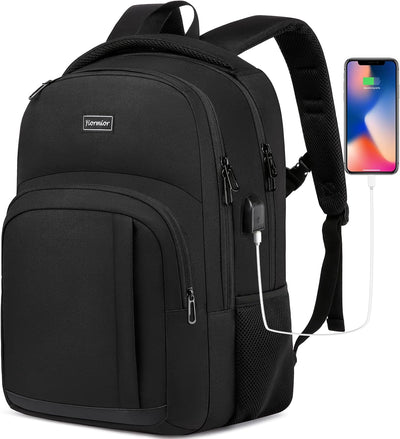 Schulrucksack Jungen Mädchen Teenager, Rucksack Herren Damen Laptop Rucksack Daypacks für 15.6 Zoll