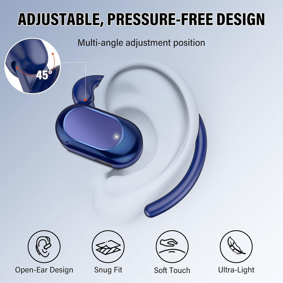 KI Übersetzer Kopfhörer, 3-in-1Bluetooth 5.4 Echtzeit Sprachübersetzer Kopfhörer Open Ear164 Sprache