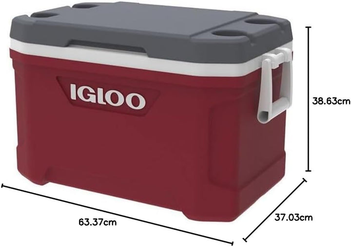 IGLOO Outdoor Latitude 52 Kühlbox 49 Liter Rot, 49 Liter Rot