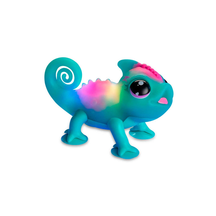 Giochi Preziosi Chamäleon Little Live Pets Sunny Interaktives Chamäleon mit Saugnäpfen, ändert die F